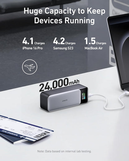 Anker Nano Power Bank, 10,000Mah & 737 Power Bank, 24,000Mah (Bundle)