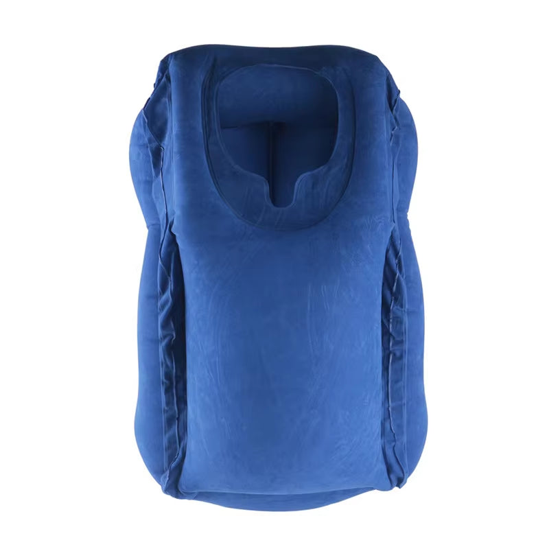 Multifunctional Car Airplane Inflatable Travel Pillow Pillows Portable Inflatable Body Sleeping Air Pillow for Travel Home Use