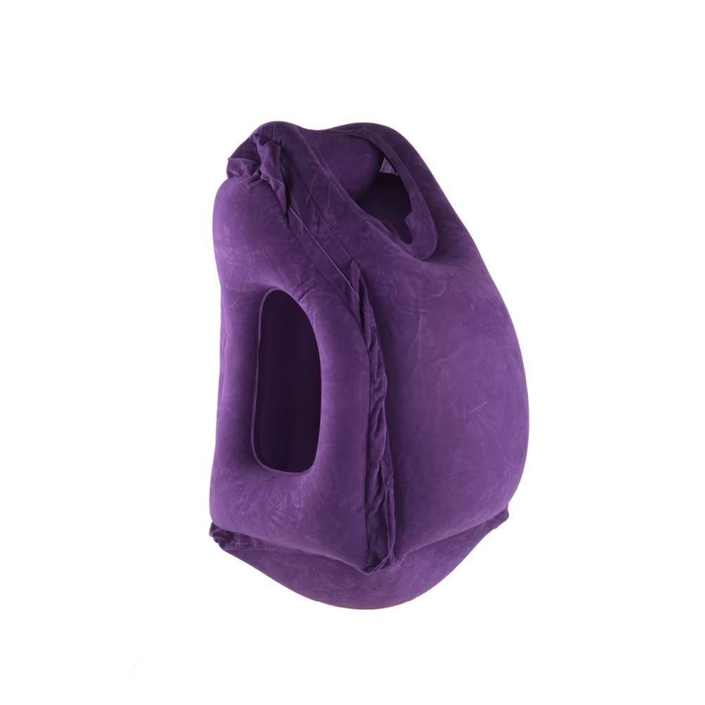 Multifunctional Car Airplane Inflatable Travel Pillow Pillows Portable Inflatable Body Sleeping Air Pillow for Travel Home Use