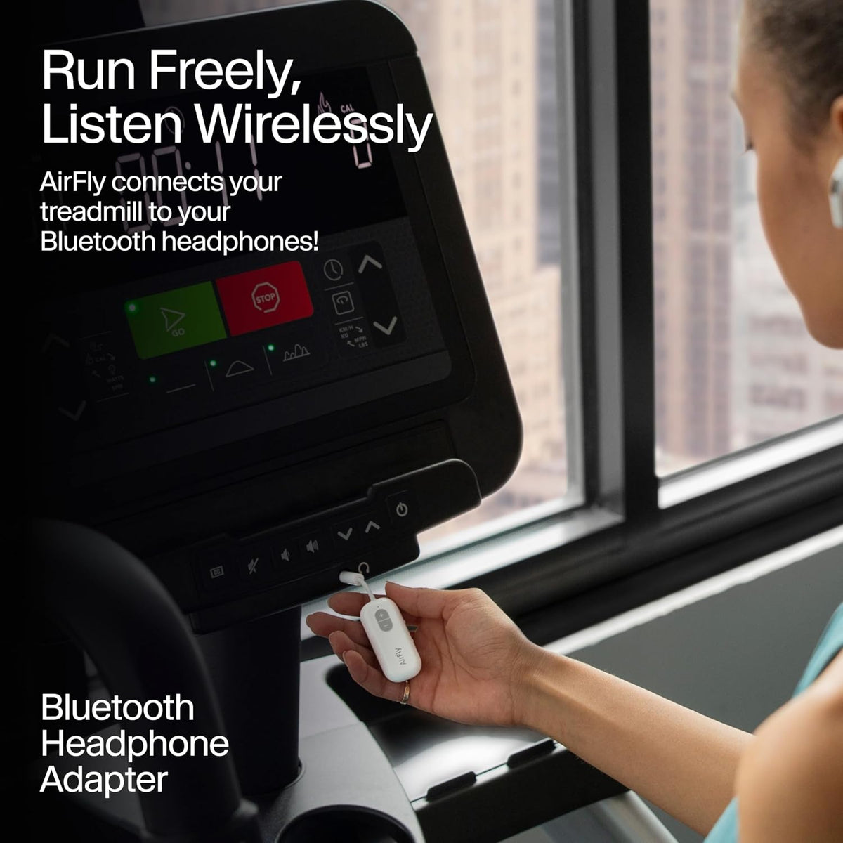 Airfly SE, Bluetooth Wireless Audio Transmitter Adapter, Black