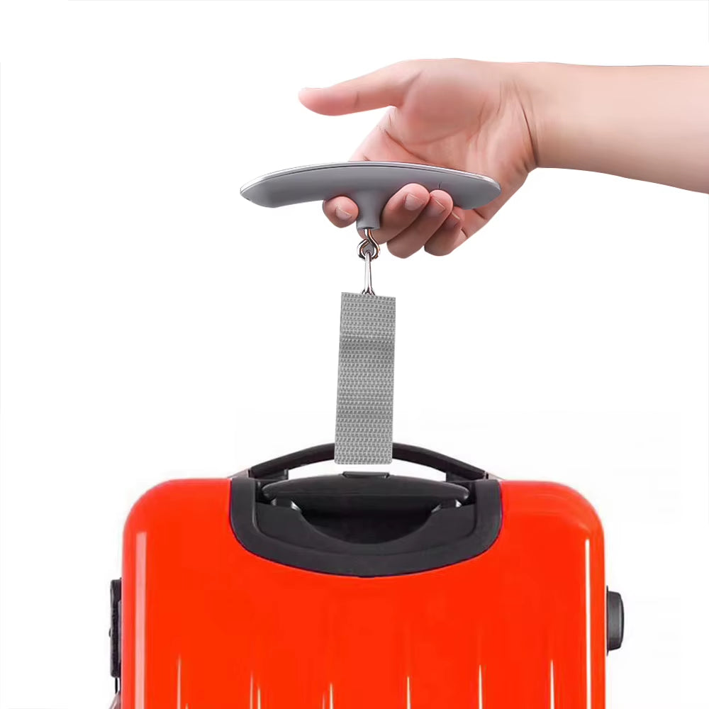 Portable Digital Hanging Scale T-Shaped LCD Luggage Suitcase Baggage Weight Balance Travel Electronic Scale with Belt 50Kg/110Lb