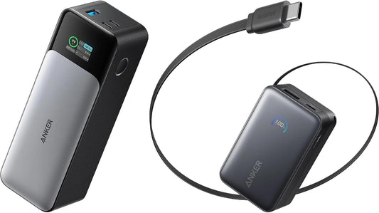 Anker Nano Power Bank, 10,000Mah & 737 Power Bank, 24,000Mah (Bundle)